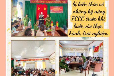 Tập huấn PCCC cho CB-GV-NV trong năm học 2024-2025