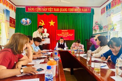 HỘI NGHỊ KIỂM ĐIỂM VÀ ĐÁNH GIÁ, XẾP LOẠI TẬP THỂ CHI BỘ VÀ ĐẢNG VIÊN NĂM 2025